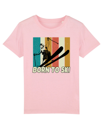 Sporturi de iarnă - Born to ski Cotton Pink