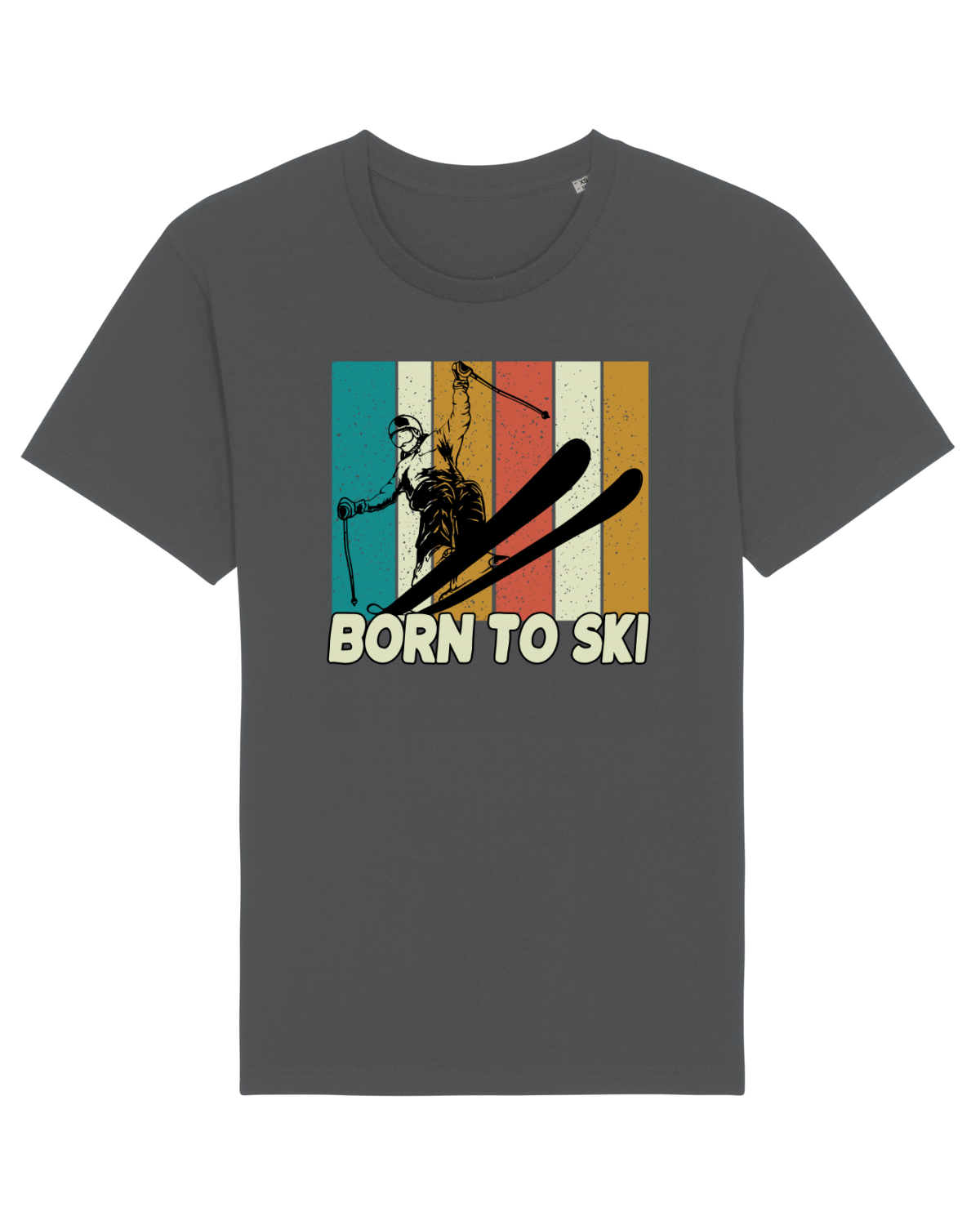 Tricou mânecă scurtă Unisex Rocker Anthracite