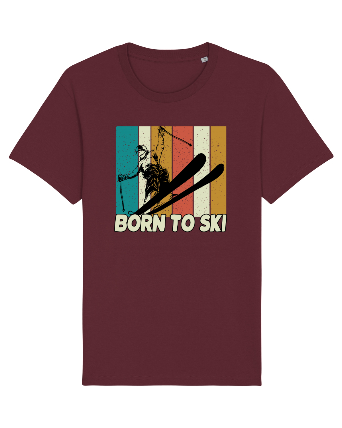 Tricou mânecă scurtă Unisex Rocker Burgundy