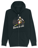 Sporturi de iarnă - Born to ski v2 Hanorac cu fermoar Unisex Connector