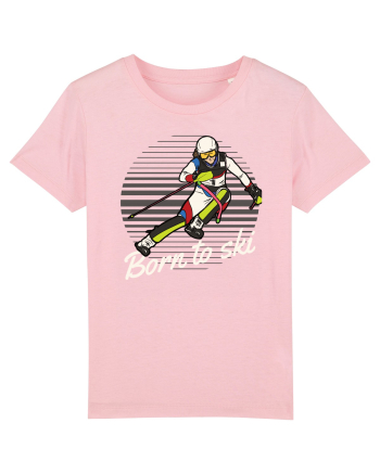 Sporturi de iarnă - Born to ski v2 Cotton Pink