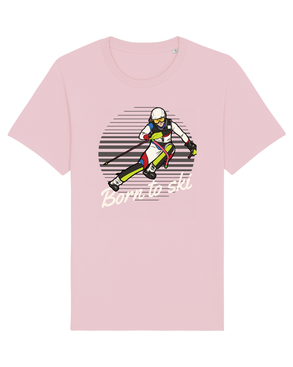 Tricou mânecă scurtă Unisex Rocker Cotton Pink