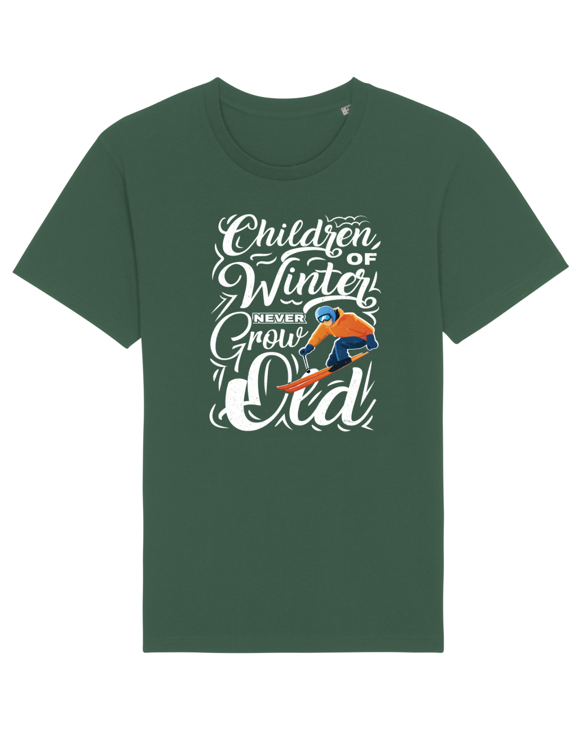 Tricou mânecă scurtă Unisex Rocker Bottle Green