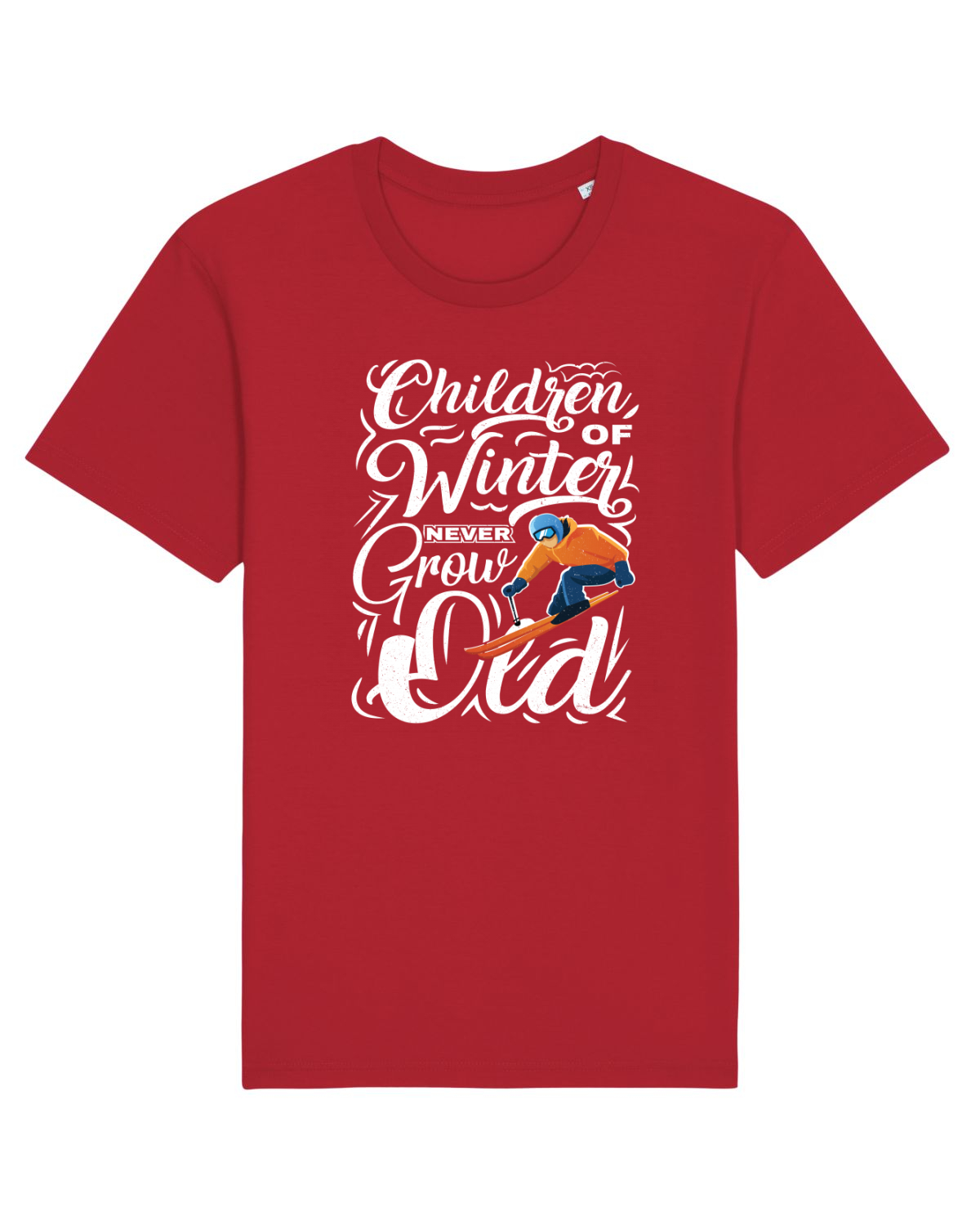 Tricou mânecă scurtă Unisex Rocker Red