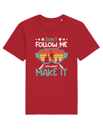 Sporturi de iarnă - Do not follow me Red