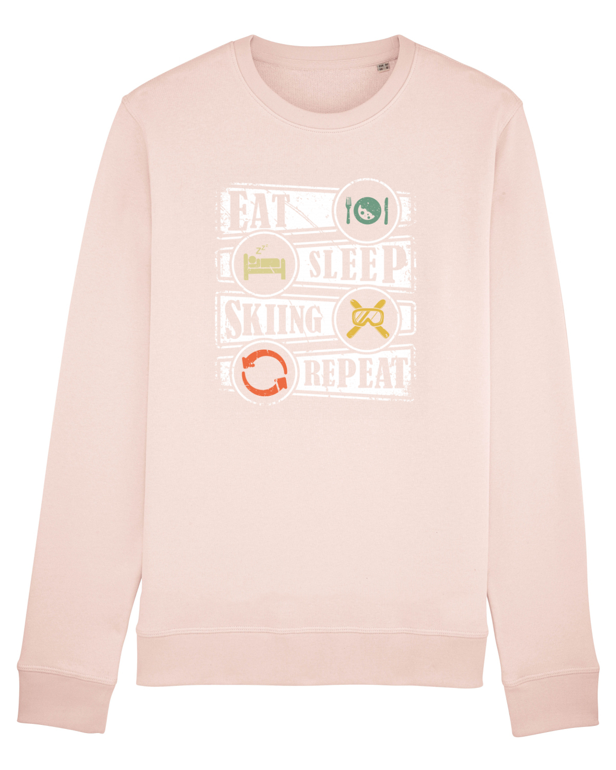 Bluză mânecă lungă Unisex Rise Candy Pink
