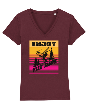 Sporturi de iarnă - Enjoy the ride Burgundy