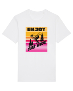 Sporturi de iarnă - Enjoy the ride Tricou mânecă scurtă Unisex Rocker