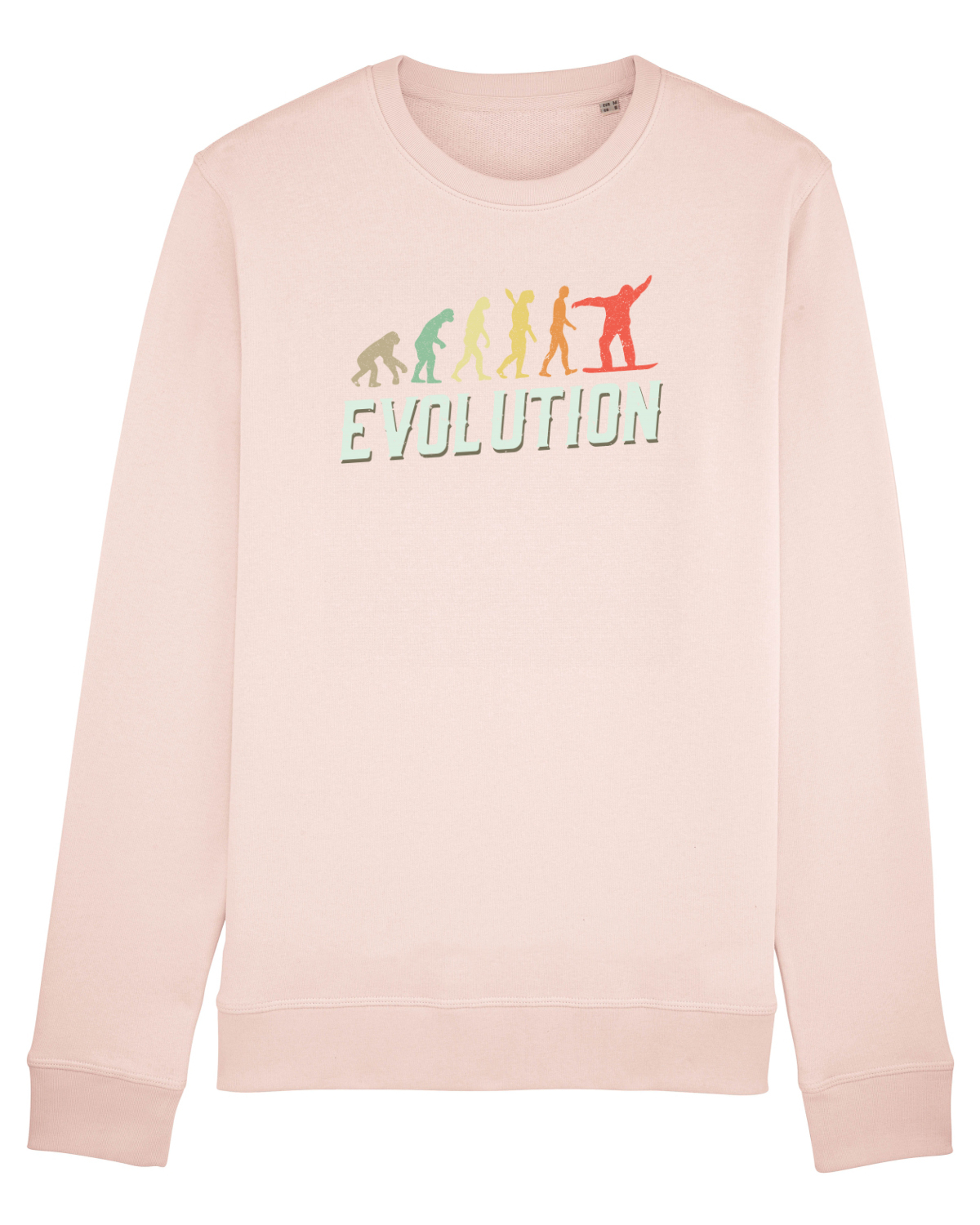 Bluză mânecă lungă Unisex Rise Candy Pink