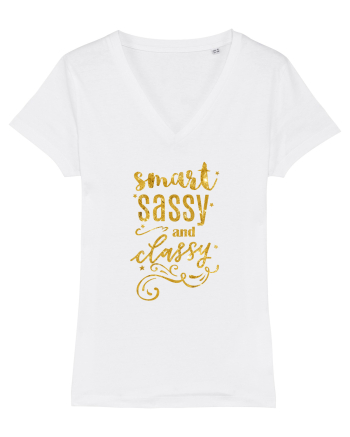Smart classy sassy White