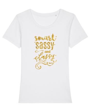 Smart classy sassy White