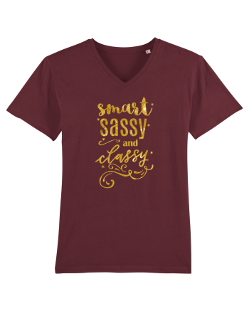Smart classy sassy Burgundy
