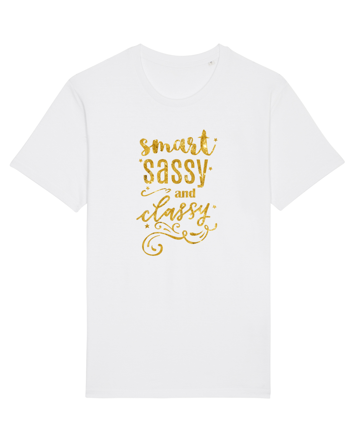 Tricou mânecă scurtă Unisex Rocker White
