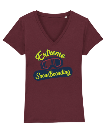 Sporturi de iarnă - Extreme snowboarding Burgundy