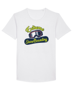 Sporturi de iarnă - Extreme snowboarding Tricou mânecă scurtă guler larg Bărbat Skater