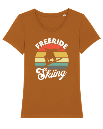 Sporturi de iarnă - Freeride skiing Roasted Orange