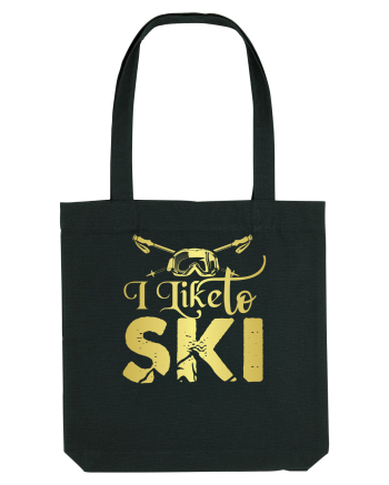 Sporturi de iarnă - I like to ski Black