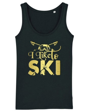 Sporturi de iarnă - I like to ski Black