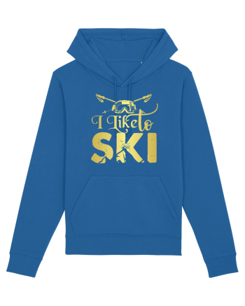 Sporturi de iarnă - I like to ski Royal Blue
