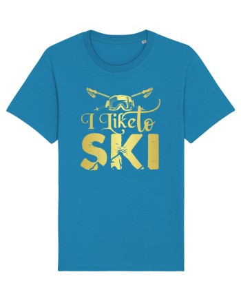 Sporturi de iarnă - I like to ski Azur