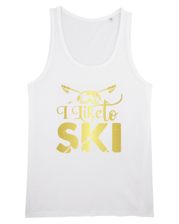 Sporturi de iarnă - I like to ski White
