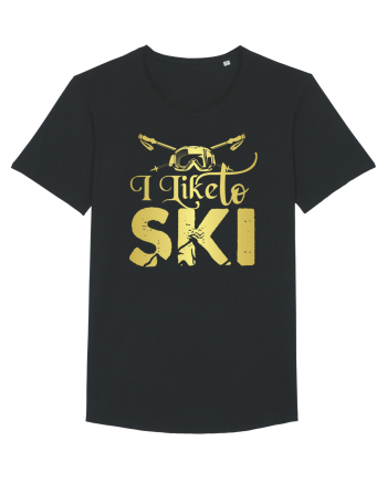 Sporturi de iarnă - I like to ski Black