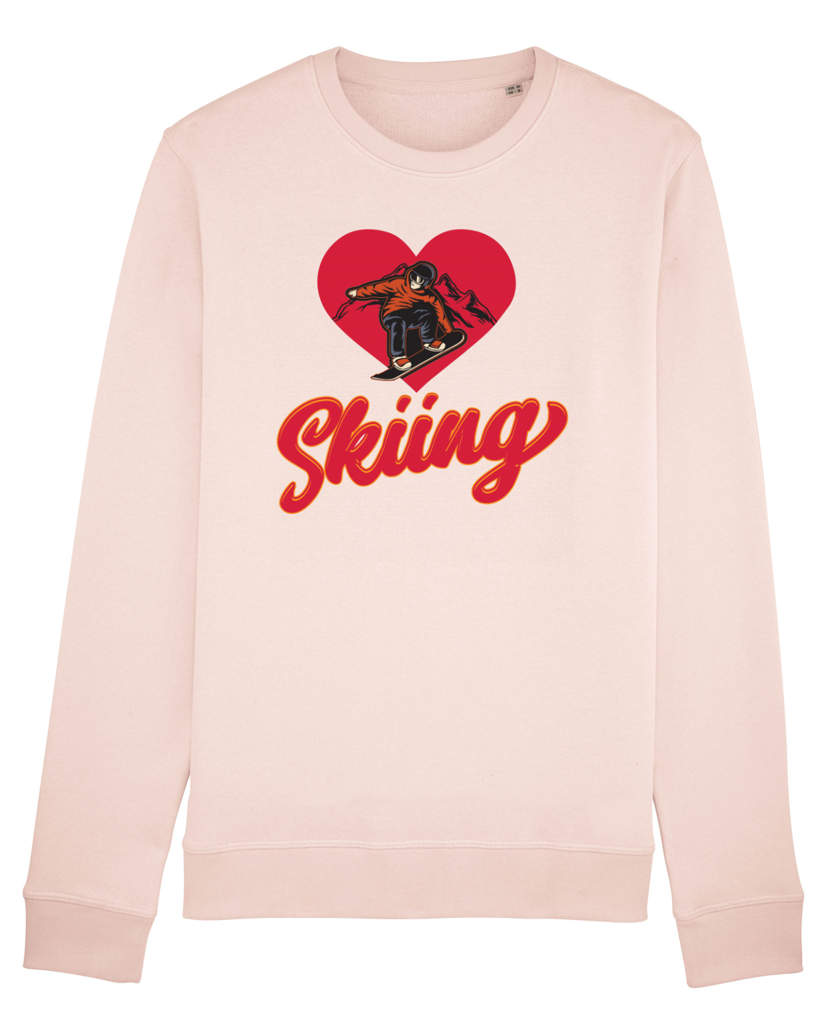Bluză mânecă lungă Unisex Rise Candy Pink