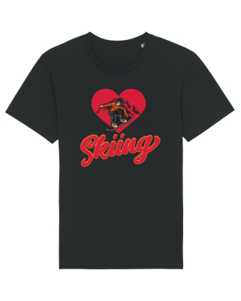 Sporturi de iarnă - Love skiing Black