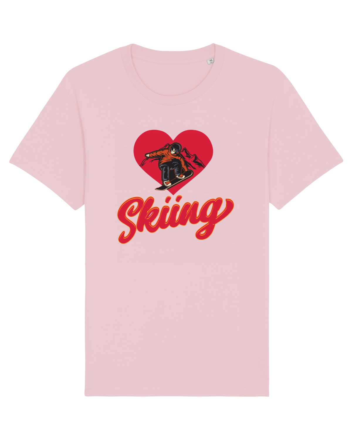 Tricou mânecă scurtă Unisex Rocker Cotton Pink