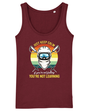 Sporturi de iarnă - Not falling - not learning Burgundy