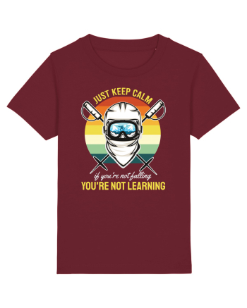 Sporturi de iarnă - Not falling - not learning Burgundy