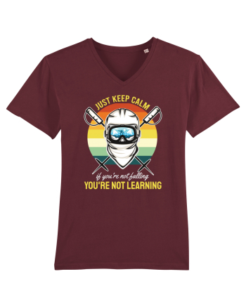 Sporturi de iarnă - Not falling - not learning Burgundy