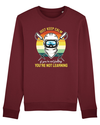 Sporturi de iarnă - Not falling - not learning Burgundy