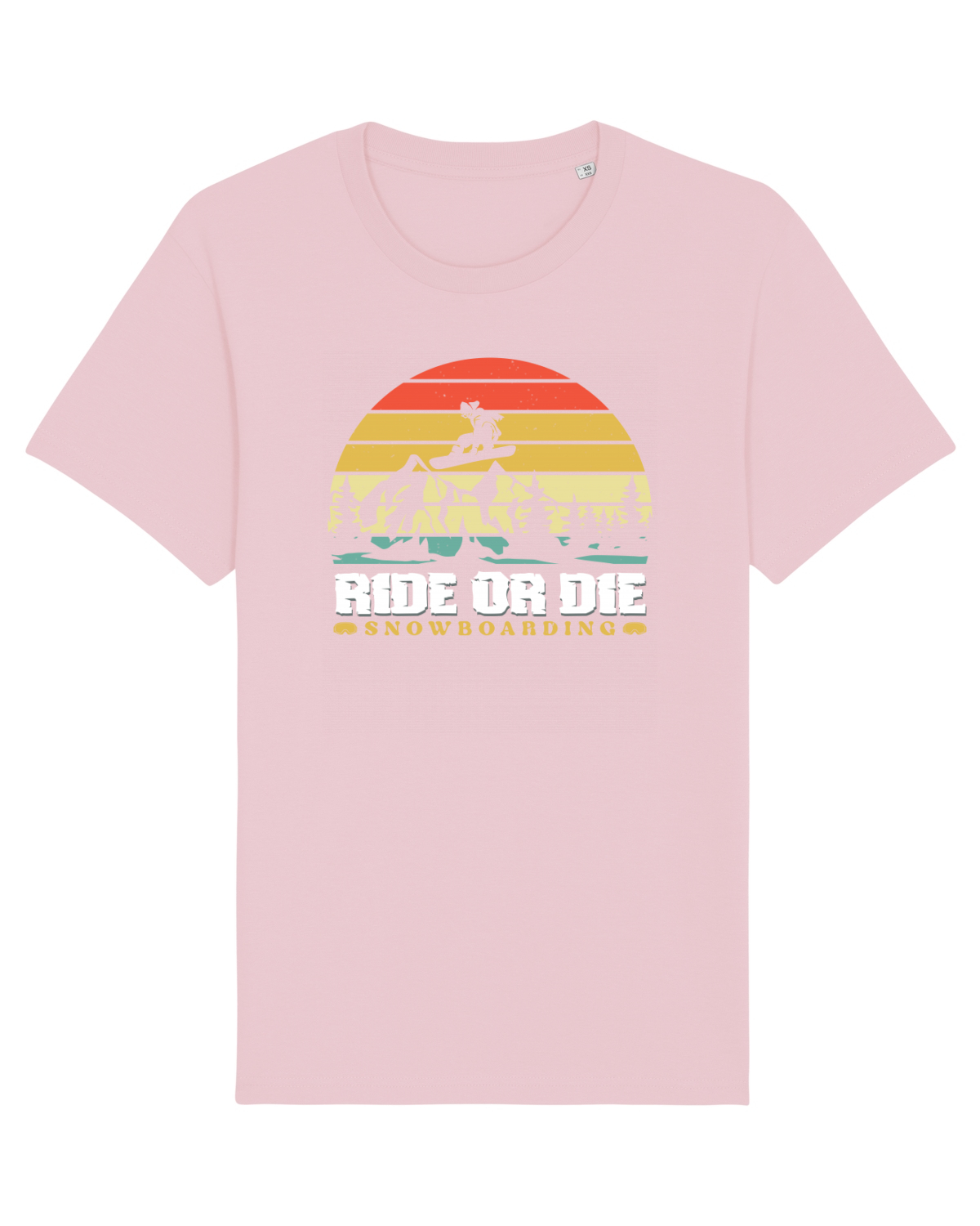 Tricou mânecă scurtă Unisex Rocker Cotton Pink