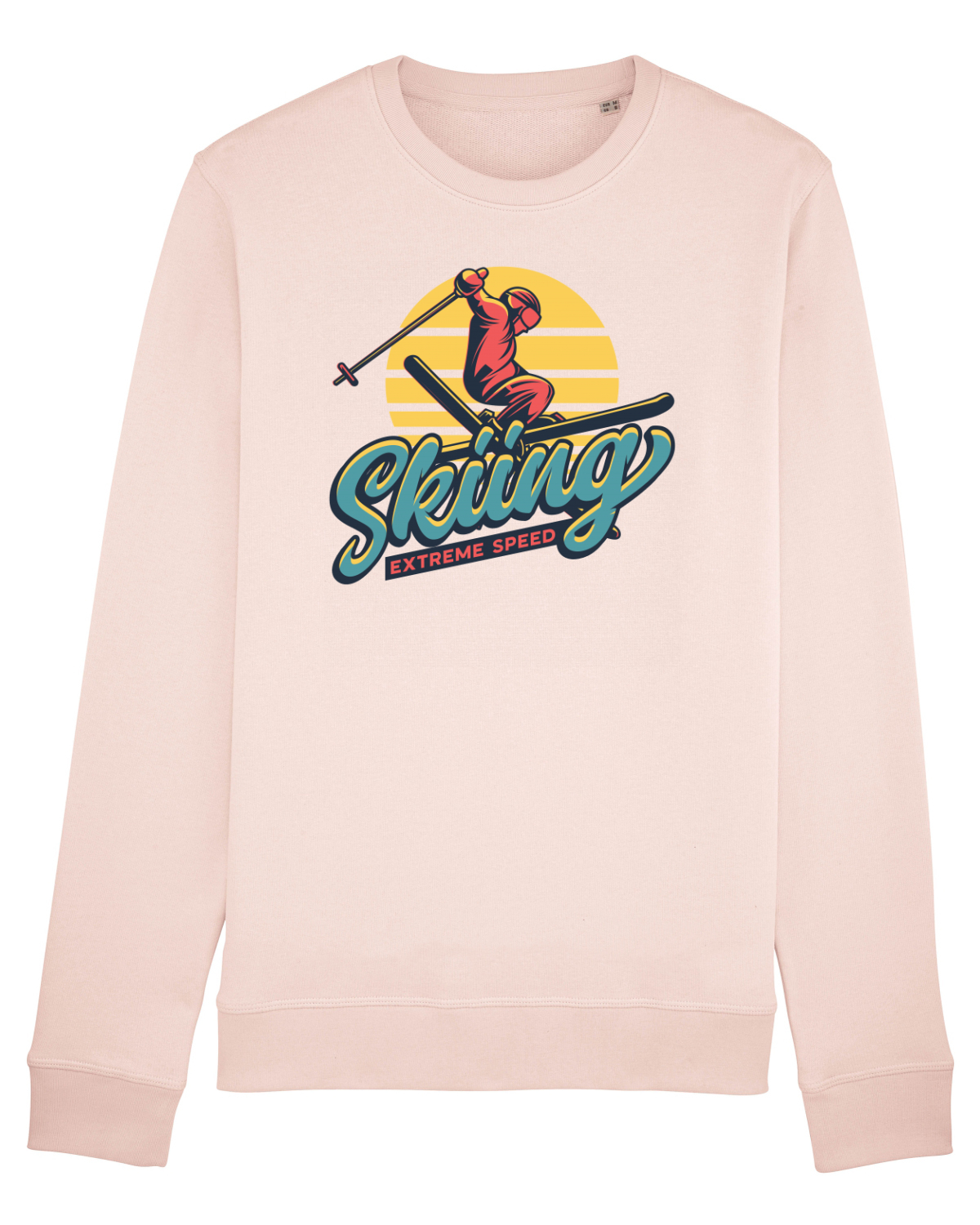 Bluză mânecă lungă Unisex Rise Candy Pink