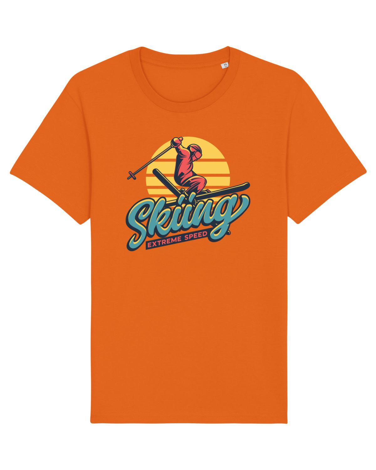 Tricou mânecă scurtă Unisex Rocker Bright Orange