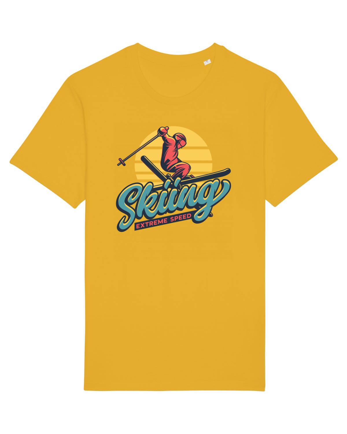 Tricou mânecă scurtă Unisex Rocker Spectra Yellow