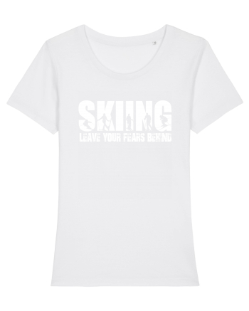 Sporturi de iarnă - Skiing - leave your fears behind White
