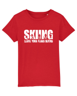 Sporturi de iarnă - Skiing - leave your fears behind Tricou mânecă scurtă  Copii Mini Creator