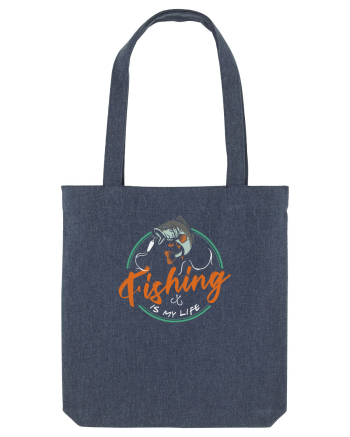 Fishing is my life Midnight Blue