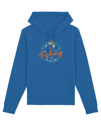Fishing is my life Royal Blue