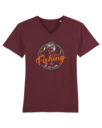 Fishing is my life Burgundy