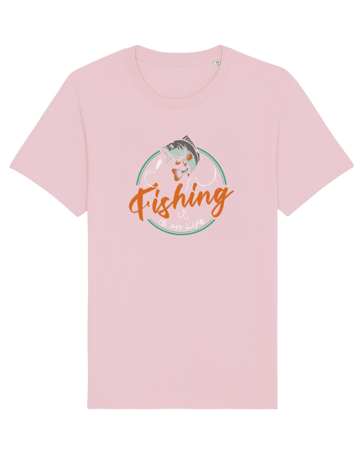 Tricou mânecă scurtă Unisex Rocker Cotton Pink