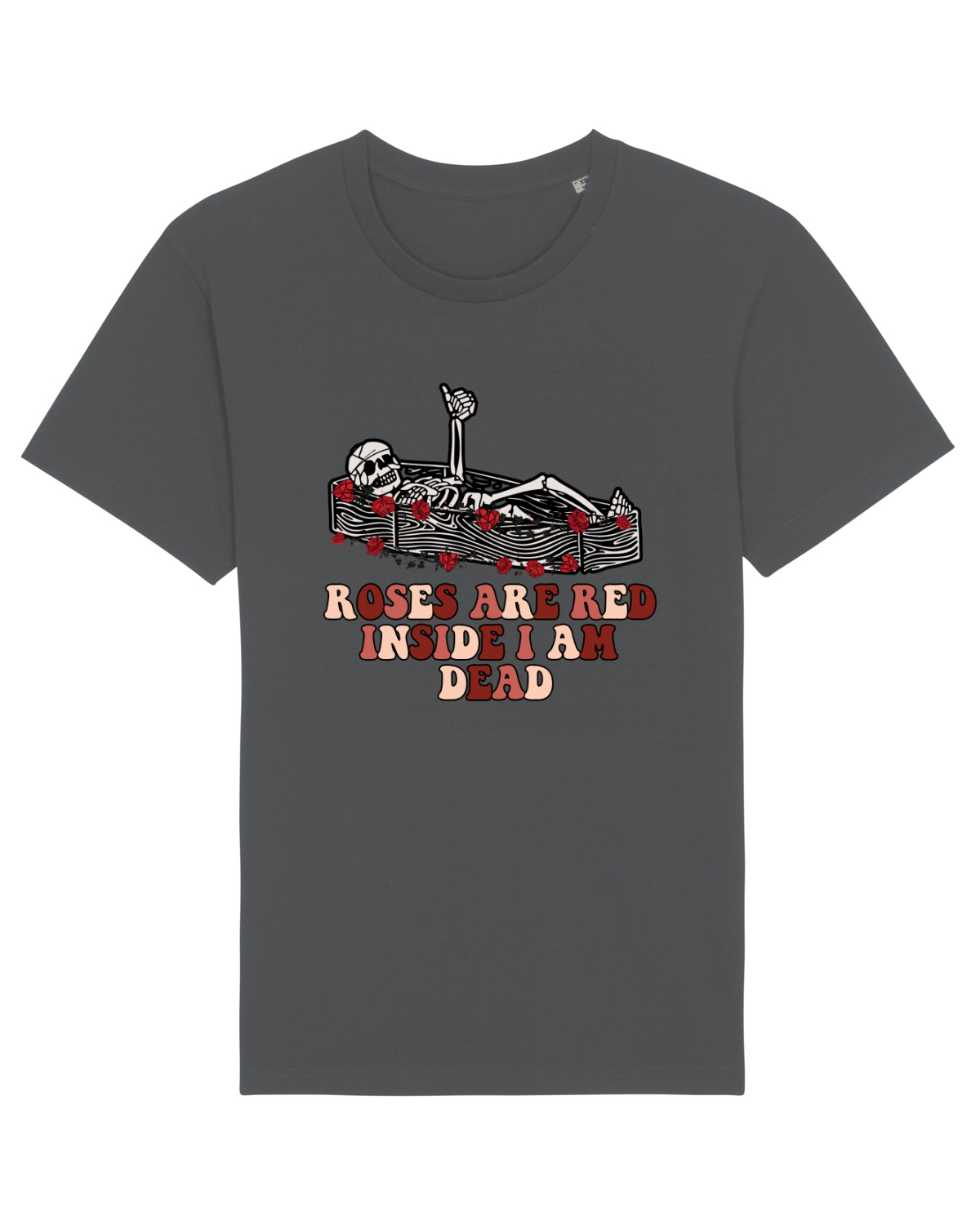 Tricou mânecă scurtă Unisex Rocker Anthracite