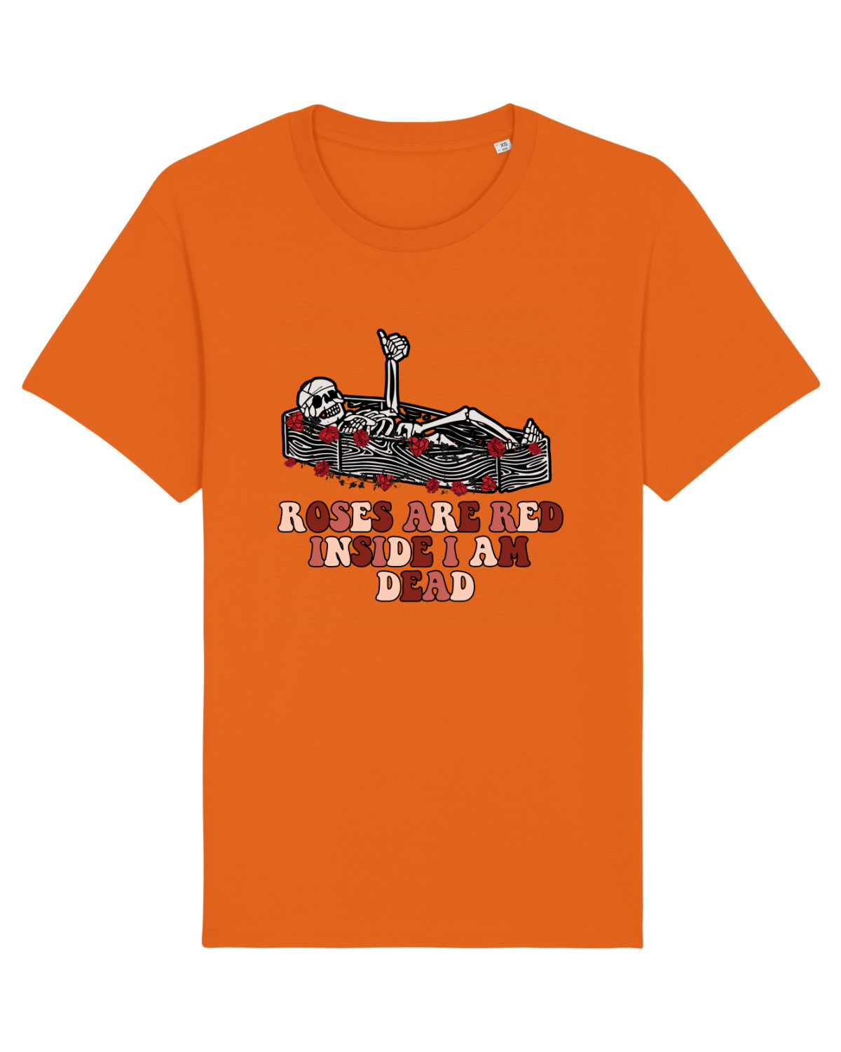 Tricou mânecă scurtă Unisex Rocker Bright Orange