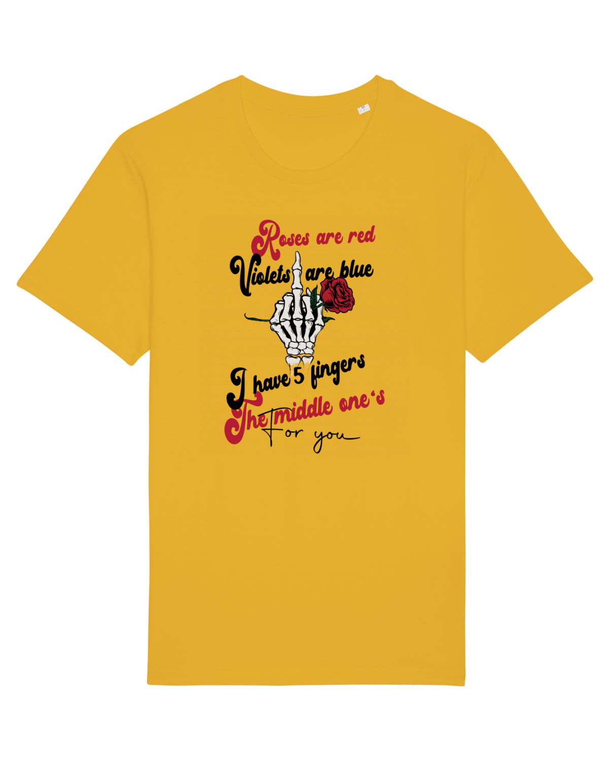 Tricou mânecă scurtă Unisex Rocker Spectra Yellow
