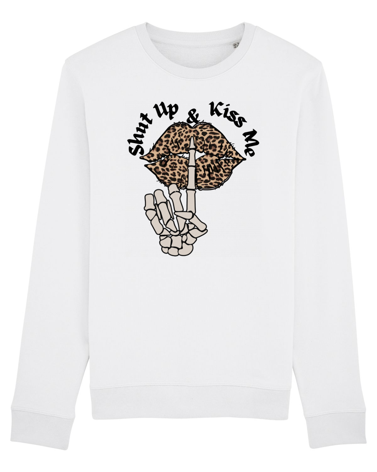 Bluză mânecă lungă Unisex Rise White