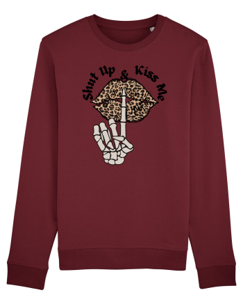 Shut Up & Kiss Me Burgundy