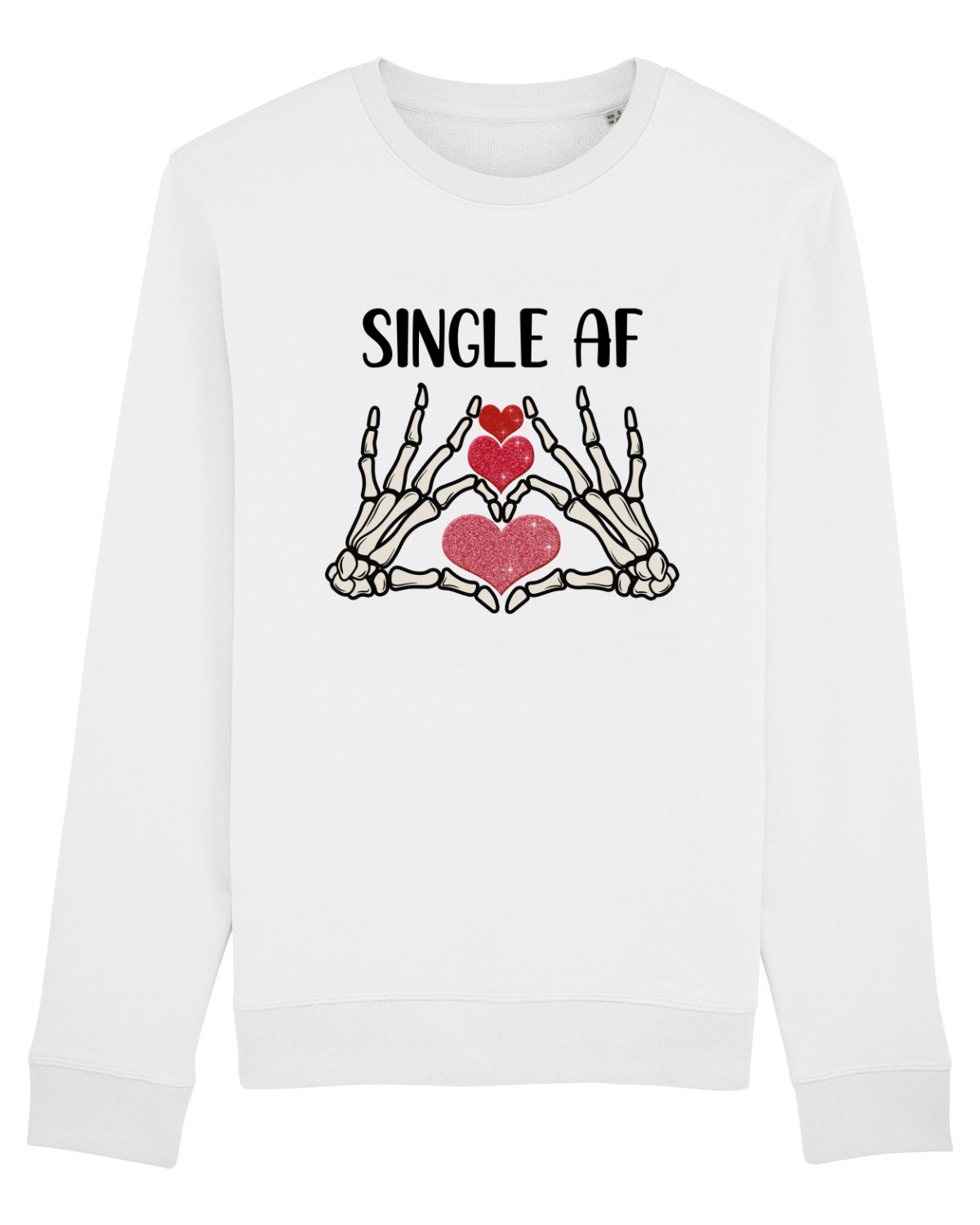 Bluză mânecă lungă Unisex Rise White