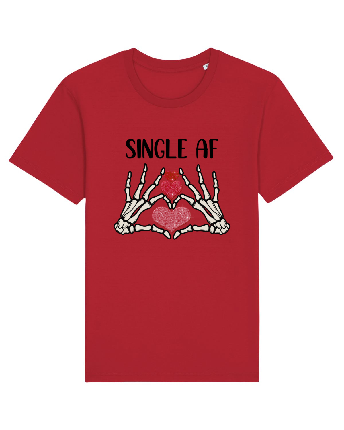 Tricou mânecă scurtă Unisex Rocker Red